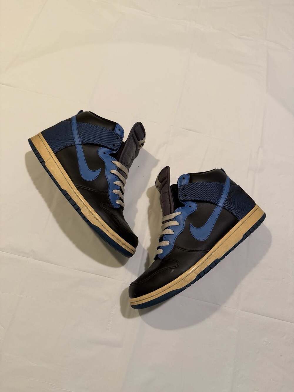 Nike Dunk High North 'Black Varsity Blue Flint Grey' 2009 Sneakers Size 10 - Picture 3 of 7